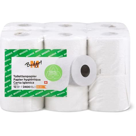 M Budget Toilettenpapier 3 Lagig Migros