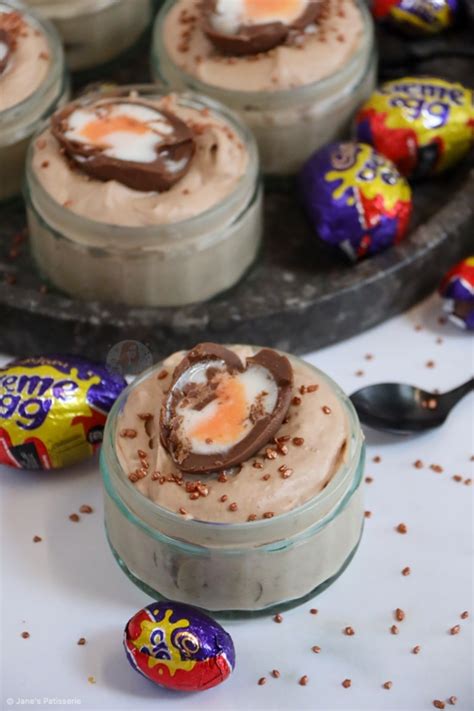 Creme Egg Chocolate Mousse Janes Patisserie