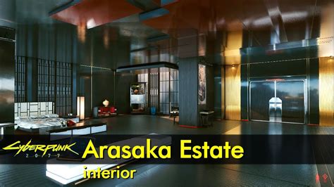 Arasaka Estate Interiors Cyberpunk 2077 Youtube