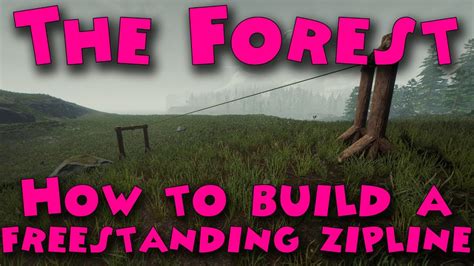 How To Build Zipline Sons Of The Forest