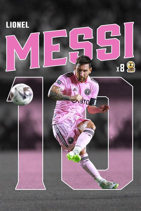 Lionel Messi Poster Inter Miami Print High Quality Wall Art Etsy