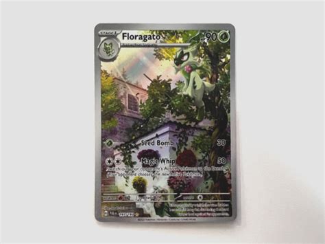 Pokémon TCG Floragato Paldea Evolved 197 NM M Illustration