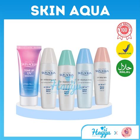 Jual SKIN AQUA UV Sunscreen Series 40gr Moisture Mild Whitening Milk