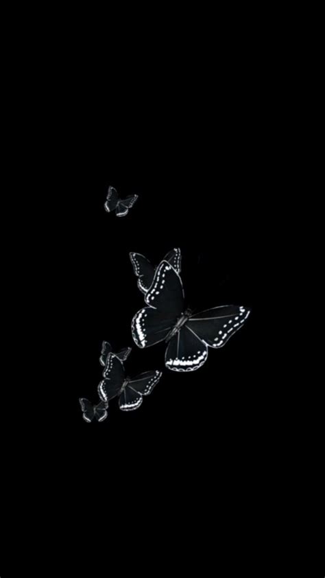 Black And White Butterfly Wallpaper