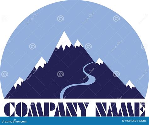 Logo De Montagne Illustration De Vecteur Illustration Du Graphismes