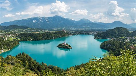 Solve Slovenia Lake Island Bled Jigsaw Puzzle Online With Pieces