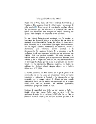 Carta Apostolica Misericordia Et Misera Papa Frabcisco Pdf