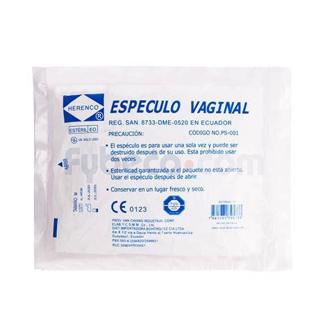 Esp Culo Vaginal Desechable Pl Stico Paquete Fybeca