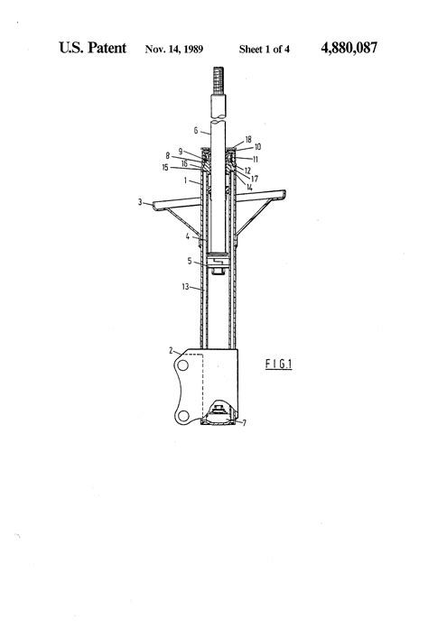 Patent Patents Shock Absorber Telescopic Construction Sketch Coloring Page