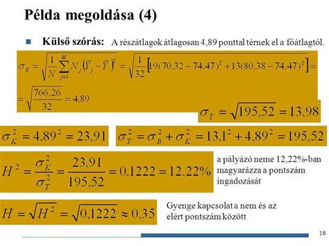 Heterog N Sokas G Standardiz L S Gyakorlat Ppt Let Lteni