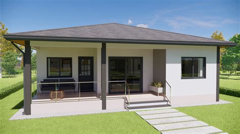 Simple 3 Bedroom House Plan H5 Simple House Design