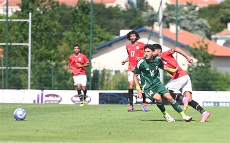 يهم منتخبنا الأولمبي العراق يخسر وديا أمام مصر جريدة المنتخب