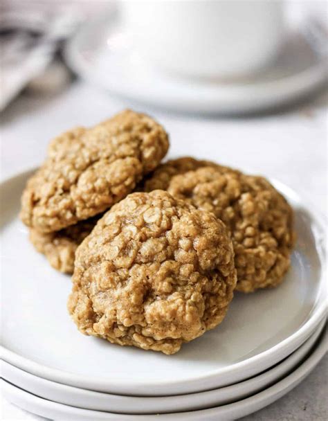 Brown Butter Chewy Oatmeal Cookies A Seasoned Greeting