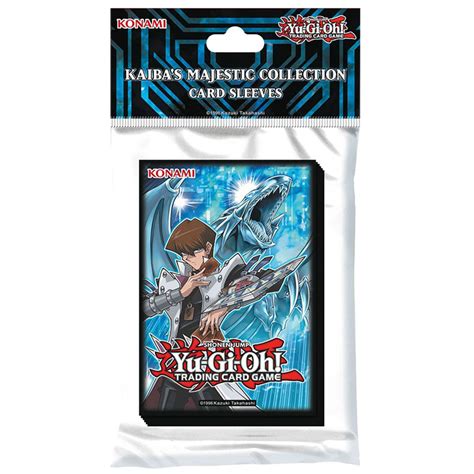 Confezione X Sleeves Kaiba S Majestic Collection Konami Collector