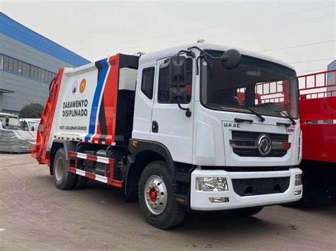 Cbm Cbm Cbm Dongfeng Hydraulic Automated Loading Garbage Compactor