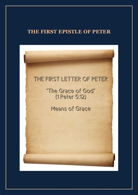 The First Letter Of Peter