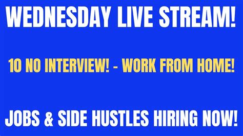 10 No Interview Work From Home Jobs And Side Hustles Hiring Now 2022