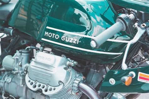 Discover The Stunning Moto Guzzi V7 At The Classic Remise Car Show In