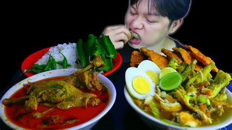 Mukbang Bebek Kuah Pedas Soto Ceker Mukbang Makanan Pedas Mukbang