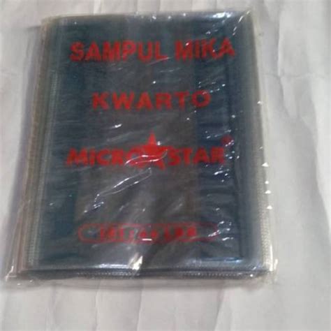 Jual SAMPUL BUKU PLASTIK MIKA UK KWARTO PERPAK ISI 10 LBR Shopee