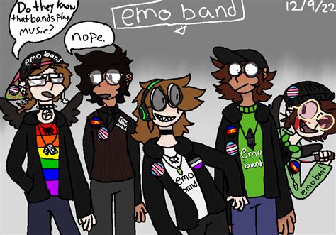 The Emo Band Blank Template Imgflip