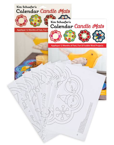 Kim Schaefers Calendar Candle Mats Pattern Quilting Books Patterns