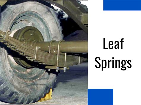 What Are Leaf Springs Can They Benefit Car Mat Renshaw Medium