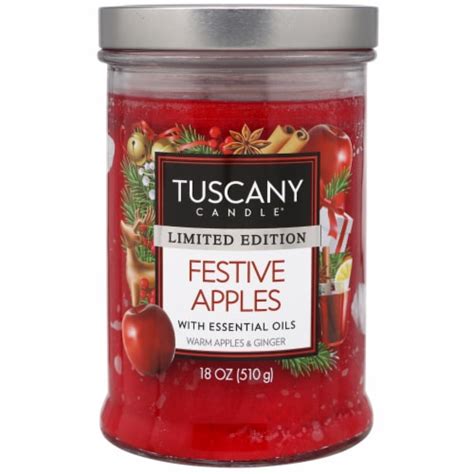 Tuscany Candle Limited Edition Festive Apples Scented Jar Candle 1 Ct