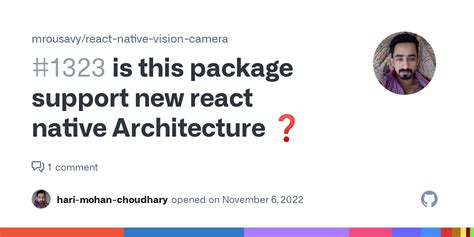 is this package support new react native Architecture · Issue #1323 · mrousavy/react-native ...