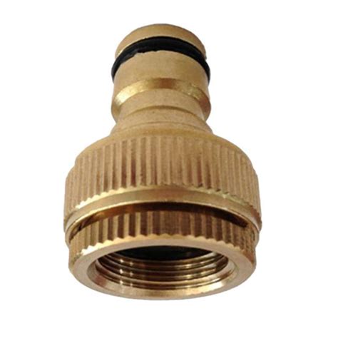 Jual Brass Garden Hose Tap Connector 1 2 And 3 4 Outdoor Threaded