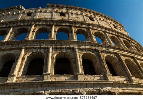 Colosseum Coliseum Roman Amphitheatre Late Afternoon Stock Photo 573966487 | Shutterstock