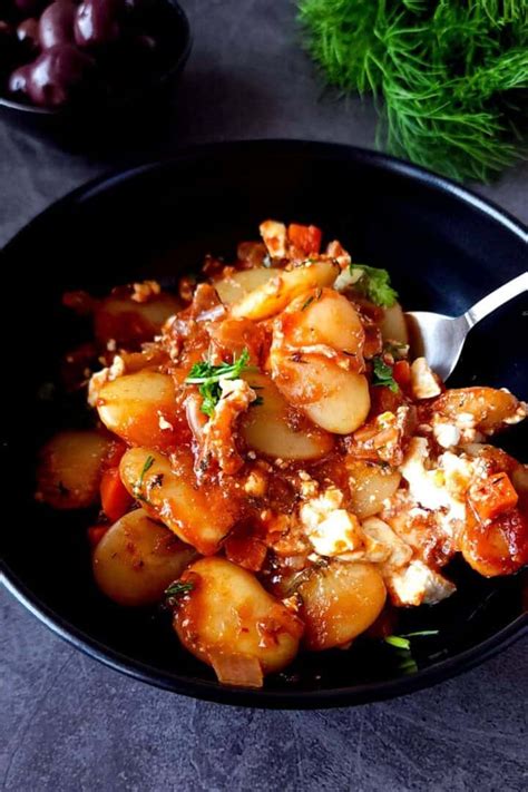 Greek Baked Lima Beans Casserole