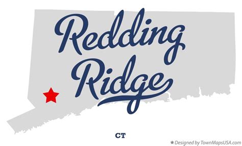 Map of Redding Ridge, CT, Connecticut