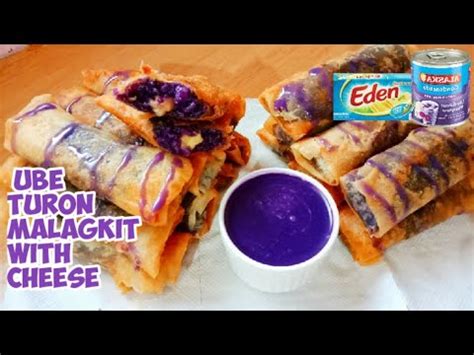 Ube Turon Malagkit With Cheese Pangnegosyo With Costing Panlasang