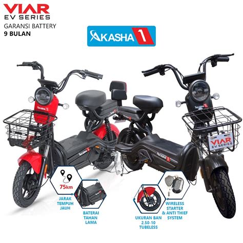 Jual Sepeda Listrik Viar Akasha Sepeda Motor Listrik Shopee Indonesia