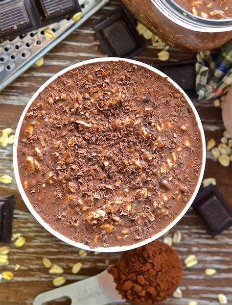 Ginger Chocolate Overnight Oats A Virtual Vegan