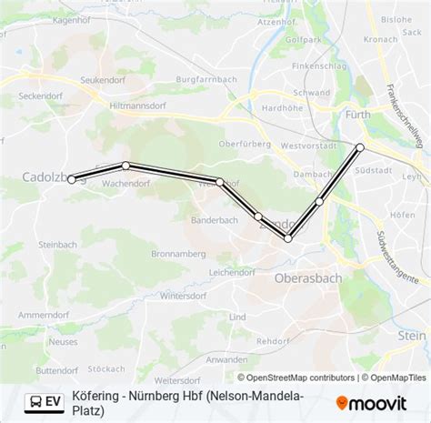 Ev Route Schedules Stops Maps F Rth Bay Hbf Updated