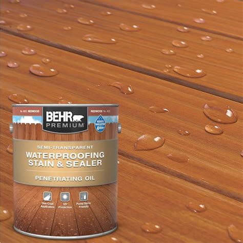 Behr Premium Gal St Redwood Semi Transparent Penetrating Oil