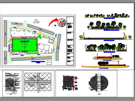 Campo De Futebol Em Autocad Baixar Cad Gr Tis Mb Bibliocad