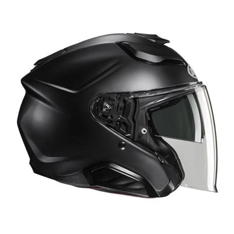 Hjc Casque Jet F Mat Avec Visi Re Miroir Bleu Cdiscount Auto