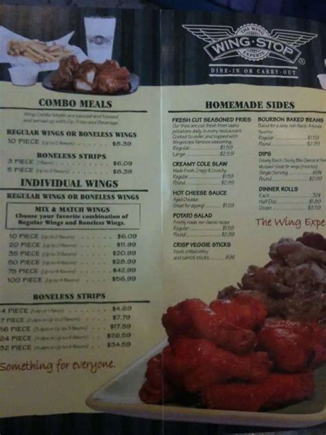 Wingstop Menu Menu Podniku Wingstop Casselberry Orlando Urbanspoon