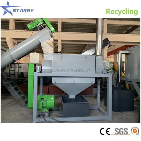 Pet Bottle Flakes Washing Recycling Production Line Waste Plastic