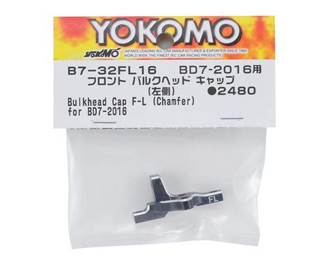 Yokomo Front Bulkhead Cap Left YOKB7 32FL16 AMain Hobbies