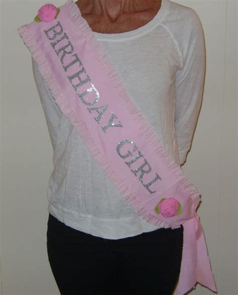 Birthday Sash Birthday Girl Sash Customize With Any Colors Etsy