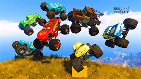 Race Cars Monster Truck Mcqueen The King Monster Truck Chick Hicks