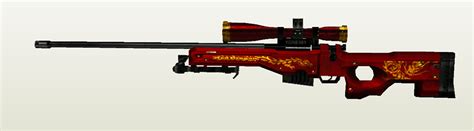 Ranged Custom Weapons Crossfire AWM RED CF Paperzone VN