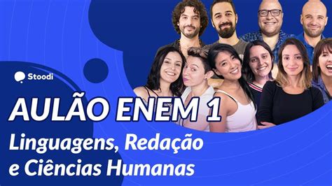 Aulão ENEM Linguagens Redação e Ciências Humanas YouTube