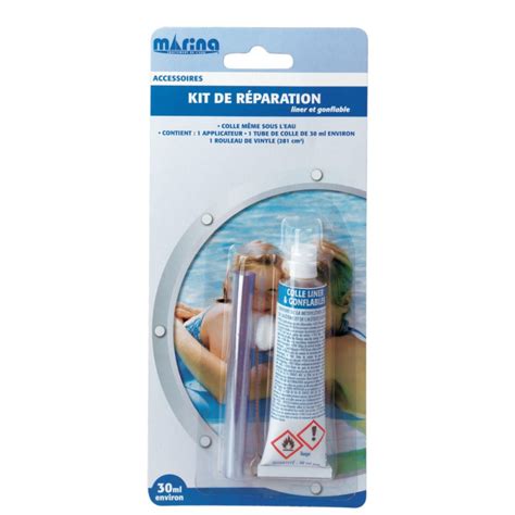 Colle Kit réparation lier et gonflable spa et piscine Marina