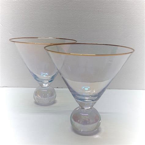 Lustre Martini Glasses Set 2 Spinifexcollections