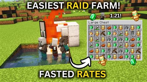 Minecraft Easy Raid Farm 1 21 Tutorial Youtube